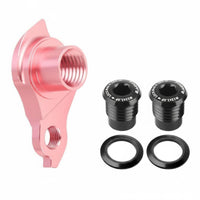 High-Strength Aluminum Alloy UDH Direct Mount Hanger CNC Machined Bike Rear Derailleur Hanger Anodized Finish for Cyclists, Mountain Biking, Road Cycling