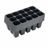 15 Pieces Starter Tray Reusable Plant Sprouting Tray Drainage Holes Gardening Supply for Greenhouse