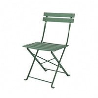 Foldable Folding Cafe Chair Space-Saving Cafe Chair Easy to Clean Furniture Stylish for Garden