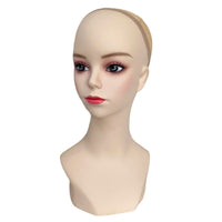 Wig Shop Display Head Model Window Prop Short Model Head for Necklace Scarf Hat Photo Stand Simulation Model
