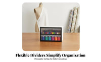 Drawer Storage Cabinet Transparent Drawers Modular Parts Cabinet Black Frame