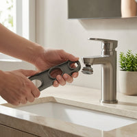 Faucet Aerator Wrench Carbon Steel Faucet Aerator Removal Tool for Plumbers, Homeowners, Sink Maintenance, Kitchen, Lavatory