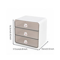 Desktop Drawer Organizer Compact Stationery Storage Box with Drawers Drawer Storage Box Versatile for Students, Office Desk