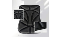 Motorcycle Seat Cushion Padded Scooter Seat Cushion Quilted Thick for Delivery Drivers, Daily Commuting, Long Trips