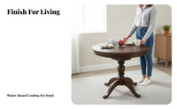Durable Wood Construction Oval panelpanel Table expandable Design fold-down panel Table Expandable Home Furniture Space-Saving for Apartment Dwellers, Homeowners, Families, Small Living Spaces, Dining Room, Kitchen, morning meal corner
