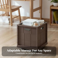 Vintage Design Book Bin Large Capacity Wheeled Book Organizer Dust-Proof Lid
