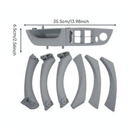 9 Pieces Inner Door Armrest Set Replacement Part Door Pull Handle Set of Components Material Window Switch Panel Cover