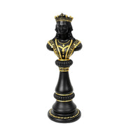 Decorative Chess Queen Statue Ornate Queen Chess Statue Luxurious Figurine Collectible for Bookshelf, Study