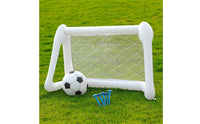 Inflatable Soccer Goal Inflatable Football Net Lightweight Soccer Goal with Ground Stakes for Kids