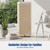 Portable Foldable Clothes Dryer, Compact Laundry Drying Machine, Dormitory & Home, Suitcase Design, Fast Dry, Large Capacity