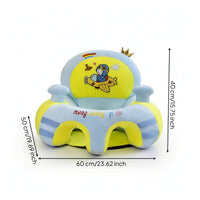 Padded Sofa Chair with Leg Cutouts Soft Baby Sitting Chair Ergonomic Learning Seat Cute for Babies, Nursery