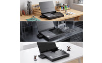 Model Assembly Workbench Portable Hobby Station with Cutting Mat Compact Desktop Organizer for Hobbyists