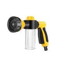 Soap Dispenser Pressure Sprayer for Car Cleaning, Hose Nozzle with 8 Spray Patterns, Large 1000ml Car Wash Bottle, Adjustable Foam Hose Spray