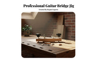 Long-Lasting Construction Guitar Bridge Clamp Wear-Resistant Acoustic Guitar Bridge Repair Jig Easy To Use for Guitarists, Workshop