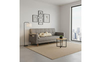 Foldable Sleeper Sofa Space Saving Modern Futon Bed Adjustable Backrest Double-Use Loveseat Bed for Bedroom, Living Room