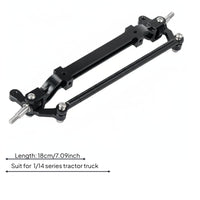 Aluminum Alloy Non Powered Front Axle Metal Wirelessly Controlled Control Vehicle Parts Easy to Install for DIY Hobbyists
