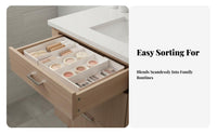 Expandable Cutlery Divider Large Capacity Expandable Utensil Divider for Bedroom