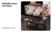 Lidded Beverageware Cabinet particleproof with Lid Display Case Clear View Design