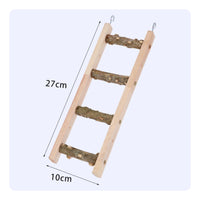 Safe Bird Ladder with Hooks Sturdy Hanging Bird Ladder Long-Lasting Toy Compact for Parrots, Cockatiels
