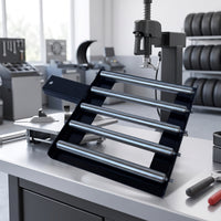 Tire Changing Roller with Steel Rollers Heavy Duty Tire Rolling Board Portable Hardware for Mechanics, Vehicle Owners, Auto Repair Shops, Home Garages