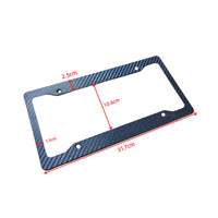 US Registration Plate Frame Car Plate Frame Universal Fit Car Tag Cover