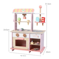 Ice Cream Shop Toy Fine Motor Skills Toy Ice Cream Counter Pretend Play Dessert Stand Playset for Kids