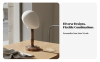Tabletop Hat Stand Sturdy & Stable Base Vintage Hat Display Stand Dome Shape Retention Tabletop Cap Rack for Shop Window, Closet Organization