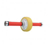 Core Roller Wheel Metal Handles Ab Exercise Wheel Silver End Cap for Indoor