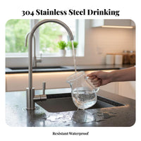 Gooseneck Drinking Faucet Universal Fit control handleHandle Dispenser Tap for Pantry