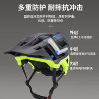 Adult Bicycle Helmet for Cycling, Mountain Biking, Off-Road, Half Shell, EPS, CPSC/CE Certified