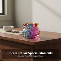 Yuan Bao Wealth Decoration Auspicious Design Crystal Wealth Bag for Office, Shop