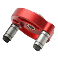 Adjustment Slots Vertical Drilling Positioner Aluminum Alloy Vertical Drill Guide Jig Anodized Finish Centered Drill Guide Straight Holes for Panel Work