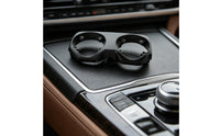 Cup Holder Frame with Mounting Tabs Replacement Center Console Cup Holder Low-Profile Compact Console  for DIY Mechanics