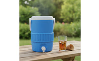 pailStyle Beverage Holder with Tap Portable Drink Holder with Handles Compact Long Lasting for Picnics, Backyard, Beach