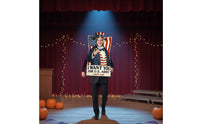 Halloween Party Uncle Patriotic Figure Poster Costume Funny Uncle Patriotic Figure Costume Stage Performance Patriotic Cosplay Outfit Red White Blue for Adults, Kids, Performance
