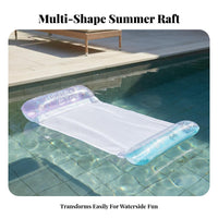 Buoyant Lounge Chair Foldable Inflatable Water Hammock Portable Water Hammock Float for Adults, Seniors, Beach, Sea, Vacation