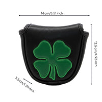 10 Pieces Long-Lasting Protection Club Cover Set Shielded Putter Headcover PU Leather Golf Club Head Cover Hook-and-Loop Closure for Golfers, Driving Range