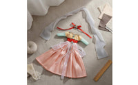 1/6 BJD Doll Dress Set Draping Gauzy Material BJD Doll Outfit Ribbon Detail