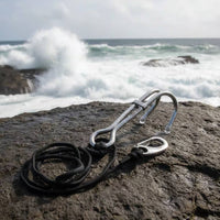 Double Underwater Hook Scuba Current Hook Glow in the Dark Stainless Steel Underwater Anchor for Underwater Photographers, Strong Currents