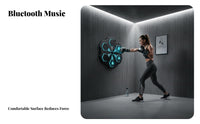 Space-Saving Music Boxing Machine Built-in Counter Smart Bluetooth Boxing Instructor Adjustable Modes & Speeds Smart Punching Target Force Absorption for Fitness Enthusiasts, Beginners, Office Workers, Training, Workout