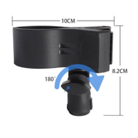 Safeguarding Sponge Lining Universal Audio Record Device Clip Large Size Adjustable Mic Holder Coiled Loaded Audio Record Device Clamp for Streamers, Podcasters, Singers, Desktop, Studio, Conference Room