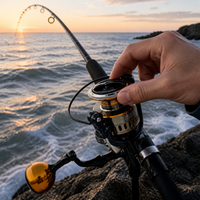 Full Metal Spinning Fishing Reel for Sea Rod Raft Fishing and Long-Distance Casting