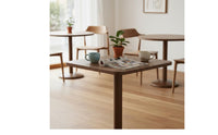 Nordic Design Small Round Table and Chairs Set Space Saving 3 Piece Dining Set Long-Lasting for Balcony, Cafe, Reception Area
