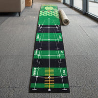 Golf Practice Mat TPR Backing Indoor Putting Mat Indoor Putting Green Easy Storage Golf Practice Even-Rolling Roll for Golfers