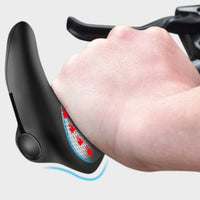 Handlebar Grips with Horns Non-Slip Horn Two-Wheeler Grips Textured One-Piece for Cyclists, Long Rides, Mountain Biking