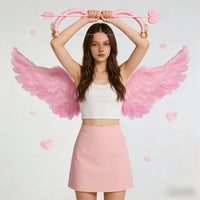Cupid Angel Wings and Bow Cosplay Prop Set