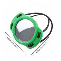 Diver's Self-Check Mirror Compact  Portable Retractable Scuba 360-Degree mirror° Rotation for Technical Divers