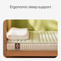 Latex Mattress Topper, Foldable Ergonomic Pad
