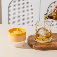 Soft Drinks Round Ice Maker for Your Home Bar, Food Grade Ball Maker for Chilled Beverages, Easy to Demold Round Shape, Slow Melting Ice Ball