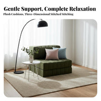Nordic design configurable Block Sofa Wabi-Sabi Aesthetic Living Room Furniture plush paddings Couch Soft Upholstery for Apartment Dwellers, Design aficionados, Interior Designers, Small Apartments, Lounge Area, perusing corner